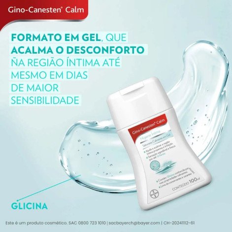 Sabonete Íntimo em Gel Gino-Canesten Calm 100ml