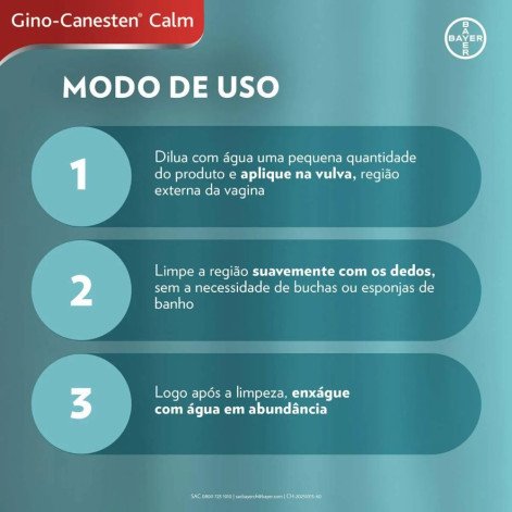 Sabonete Íntimo em Gel Gino-Canesten Calm 100ml