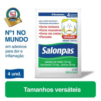 Adesivo Salonpas Grande 4 unidades