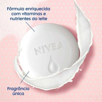  Sabonete em Barra Nivea Pure Milk Sensitive 90g