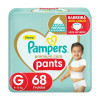 Fralda Pampers Pants Premium Care G 68 unidades