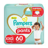 Fralda Pampers Pants Premium Care XXG 60 unidades