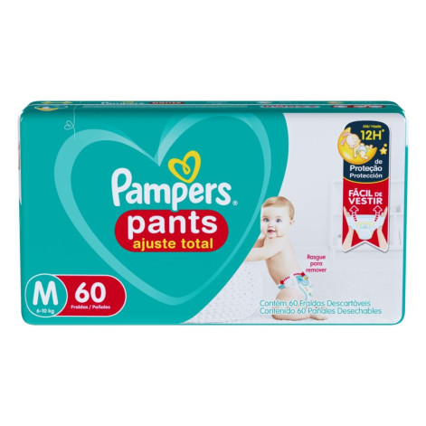 Fralda Pampers Pants Hiper M 60Un