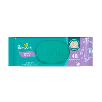 Lenço Umedecido Pampers Aroma de Lavanda 48 unidades