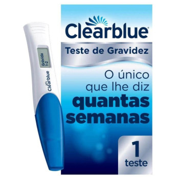Teste De Gravidez Clearblue Digital Com Indicador de Semanas 1 Unidade