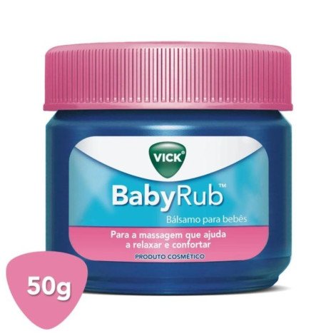 Vick BabyRub Bálsamo Infantil para Massagem Camomila 50g