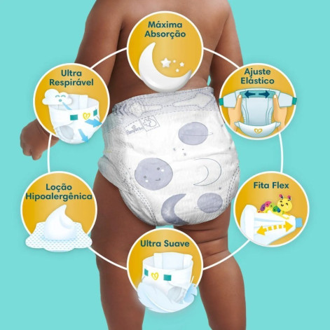 Fralda Pampers Premium Care XXXG 52 unidades