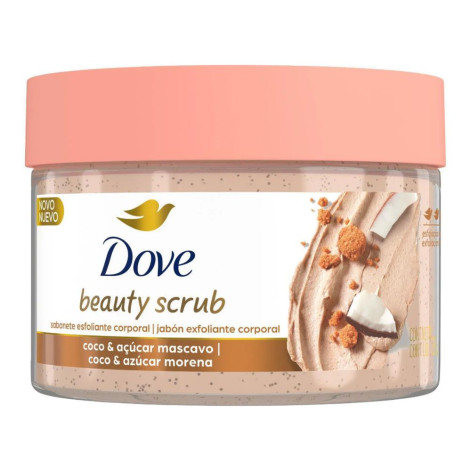 Sabonete Esfoliante Dove Beauty Scrub Coco e Açúcar Mascavo 280g