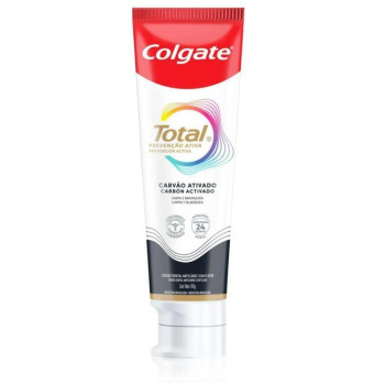 Creme Dental Colgate Total Prevenção Ativa Carvão Ativado 140g