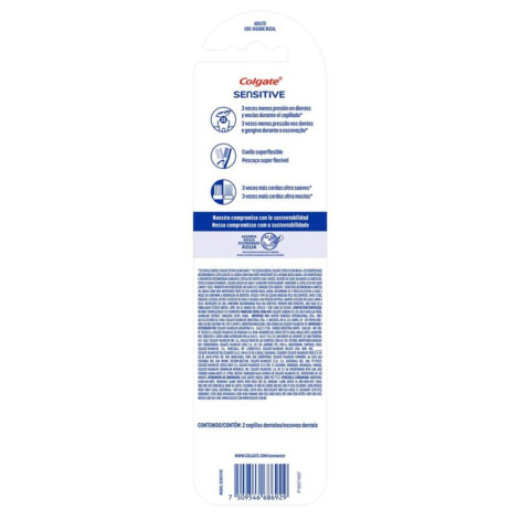 Escova Dental Colgate Ultra Suave/Macia Sensitive Therapy 2 Unidades