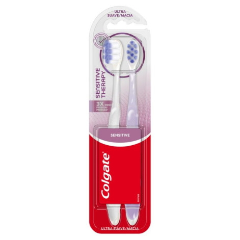 Escova Dental Colgate Ultra Suave/Macia Sensitive Therapy 2 Unidades