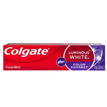 Creme Dental Colgate Luminous White Color Correct Fresh Mint 70g