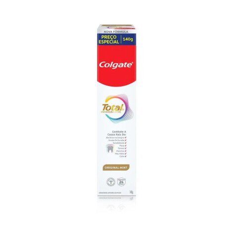 Creme Dental Colgate Total Prevenção Ativa Original Mint 140g
