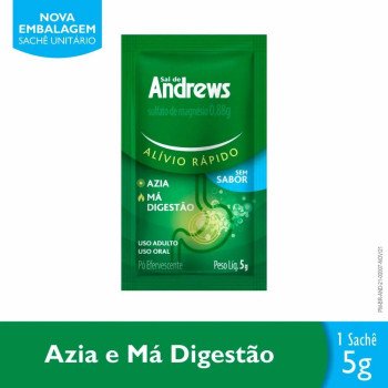 Sal de Andrews Sulfato de Magnésio 0,88g Sachê Efervescente 5g