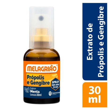  Spray para Garganta Própolis e Gengibre Melagrião Sabor Menta 30ml