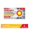 Nuromol Ibuprofeno 200mg + Paracetamol 500mg com 6 comprimidos