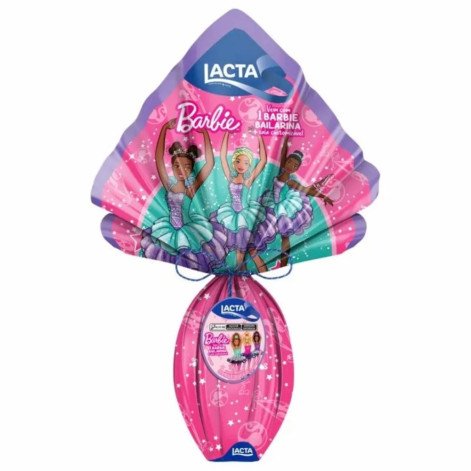 Ovo de Páscoa Lacta Barbie 166g