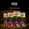 Chocolate LACTA Intense Meio Amargo 40% cacau Avelã e Crocante de Cacau 85g