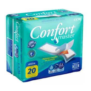 Absorvente Geriátrico Confort Master Pacote Com 20 Unidades