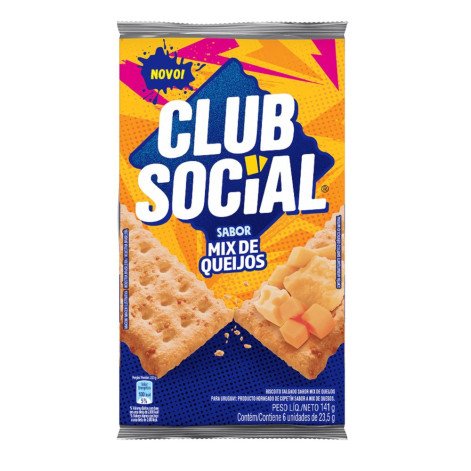Biscoito Club Social Sabor Queijo 23,5g 