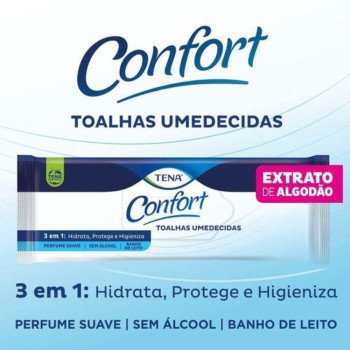 Toalhas Umedecidas Tena Confort Mini 40un