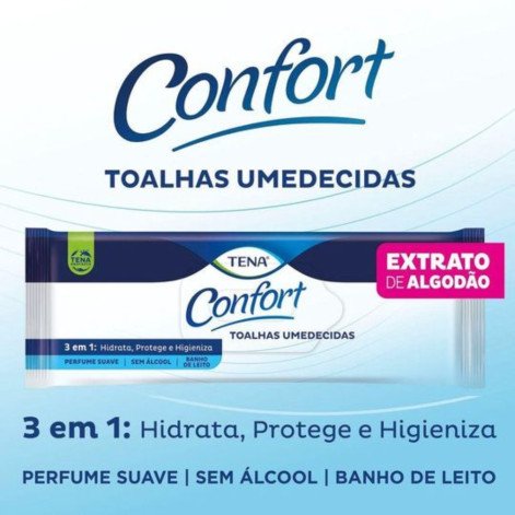 Toalhas Umedecidas Tena Confort Mini 40un