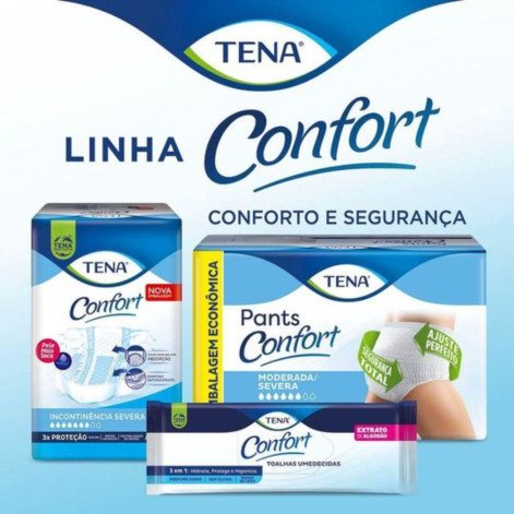 Toalhas Umedecidas Tena Confort Mini 40un