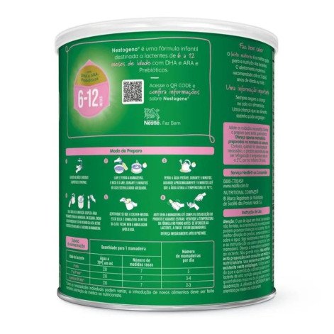 Fórmula Infantil Nestogeno 2 de 6 a 12 meses 400g