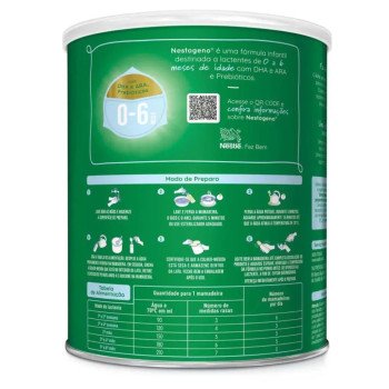Fórmula Infantil Nestogeno 1 Nestlé 0 a 6 meses 800g