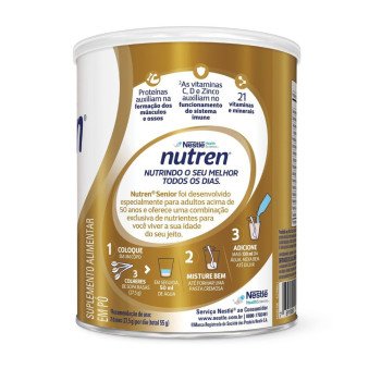 Suplemento Alimentar Nutren Senior Sem Sabor 370g