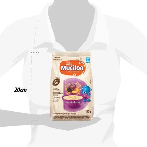 Cereal Infantil Mucilon Aveia e Ameixa 180g