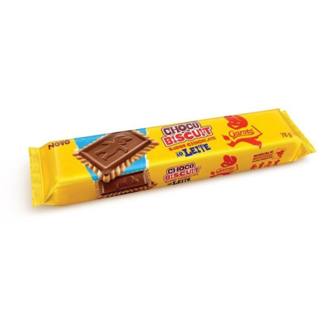 Biscoito Garoto Choco Biscuit Chocolate ao Leite 78g