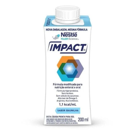 Nutrição Enteral e Oral Impact Baunilha 200ml