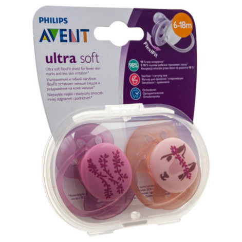 Philips Avent Chupeta Ultra Soft Dupla 6-18 m