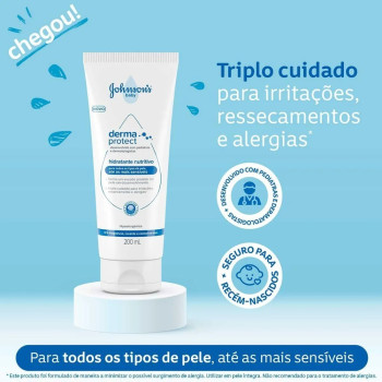 Hidratante Nutritivo Johnson's Baby Derma Protect 200ml