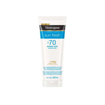 Protetor Solar Corporal Loção FPS 70 Neutrogena Sun Fresh 200ml