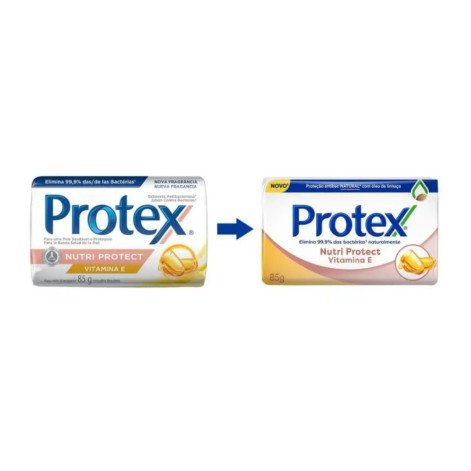 Sabonete Antibacteriano Em Barra Protex Nutri Protect Vitamina E 85G