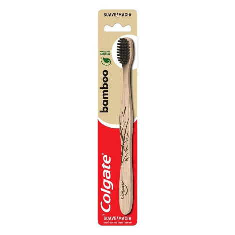 Escova Dental Sustentável Colgate Bamboo com 1 Unidade