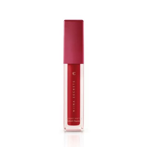 Batom Líquido Niina Secrets Skinny Matte Vermelho Hibisco 5ml