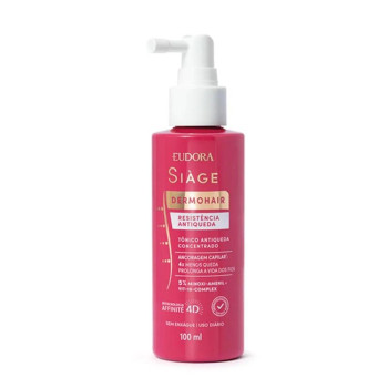 Tônico Antiqueda Concentrado Siàge DermoHair Resistência Antiqueda 100ml