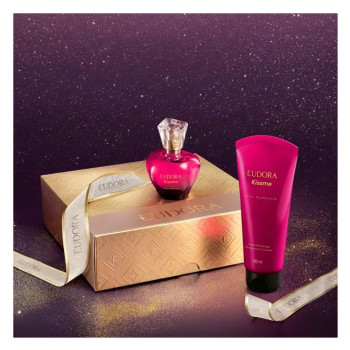 Combo Kiss Me Rosa Marcante: Desodorante Colônia 50ml + Loção corporal 100ml