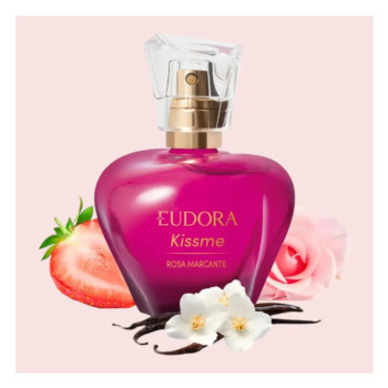 Kiss Me Rosa Marcante Eudora Perfume Feminino Colonia 50ml