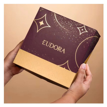 Kit Eudora Perfume Feminino Eau De Parfum 35ml + Batom Líquido Matte Tint Vinho Sublime 4ml + Body Spray Desodorante 100ml