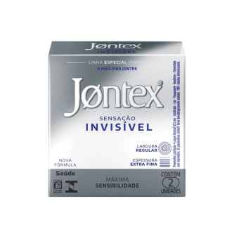 Camisinha Jontex Sensação Invisível 2 unidades