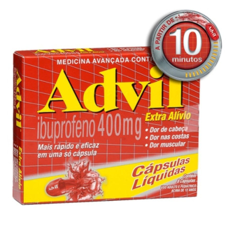 Advil 400Mg C/8 Capsulas