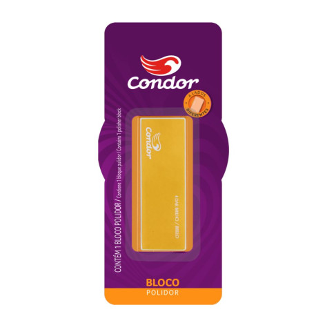 Bloco Polidor P/Unha Condor C/1Un