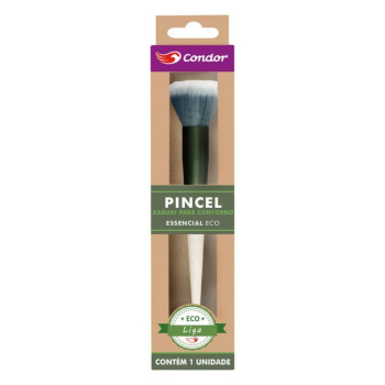 Pincel para Contorno Kabuki Condor Essencial Eco