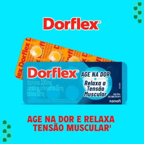 Dorflex Analgésico e Relaxante Muscular 10 comprimidos