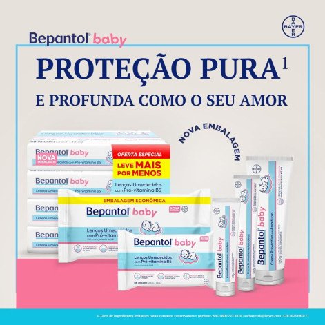 Creme Para Prevenção de Assaduras Bepantol Baby 30g