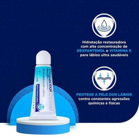 Regenerador Labial Hidratante Bayer Bepantol Derma Balm 7,5ml
